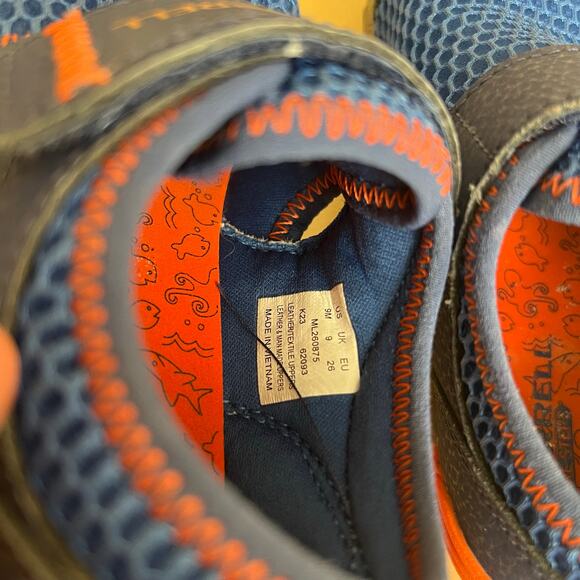 Merrell Boys Water Shoes Blue Mesh Size 9M Quick-Dry Lightweight Sneakers - Picture 7 of 11